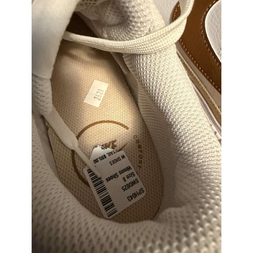 Nike Women's Court Legacy Lift White British Tan Sanddrift Size 8 NWOB Read Desc - Picture 7 of 9